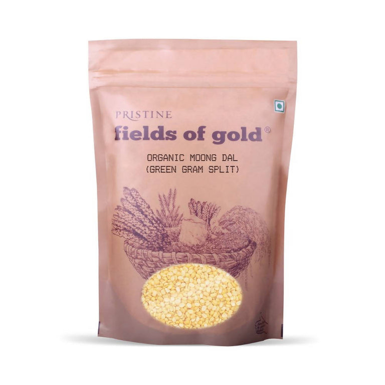 Pristine Fields of Gold - Organic Moong Dal (Green Gram Split) - 1 kg