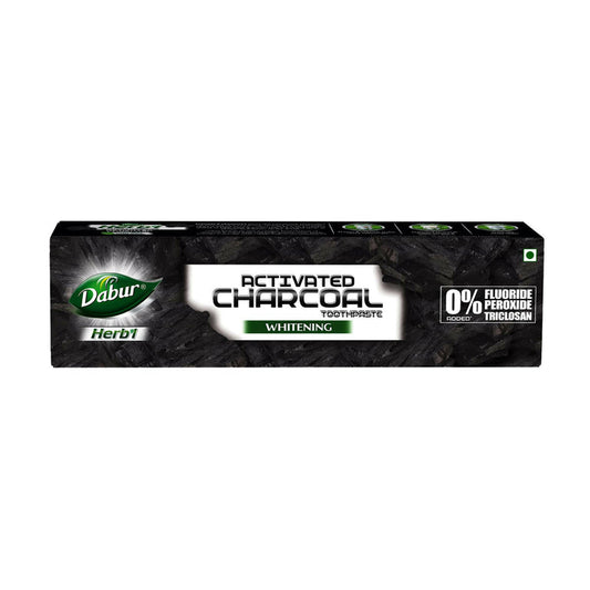 Dabur Herb'l Activated Charcoal & Mint Whitening Toothpaste - 120 gm