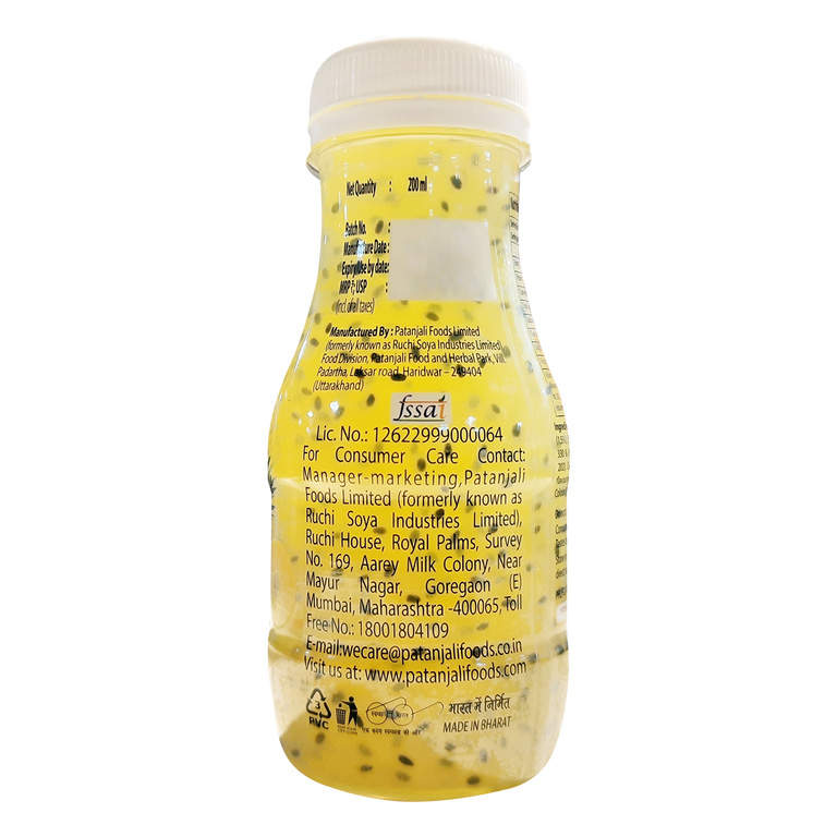 Patanjali Pineapple Basil Drink - 200 ml