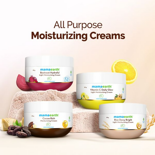 Mamaearth Cocoa Rich Moisturizing Cream with Cocoa Butter & Vitamin E For Deep Nourishment - 50 gm