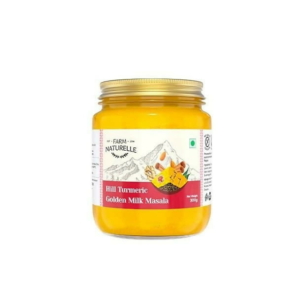 Farm Naturelle Golden Milk Masala - Turmeric Latte Blend with Spices - 100 gm