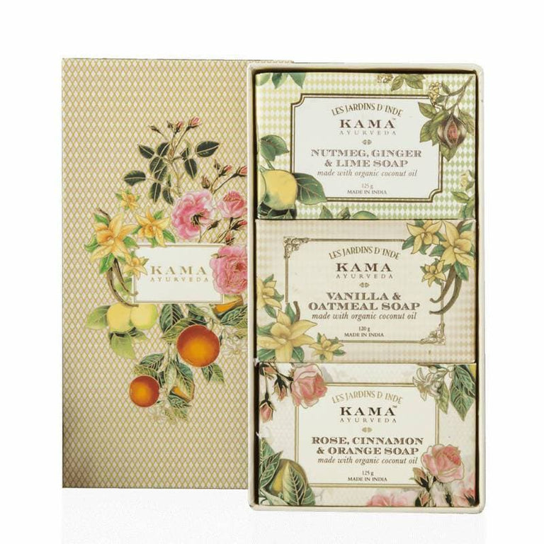 Kama Ayurveda Natural Soap Gift Box - 500 gm