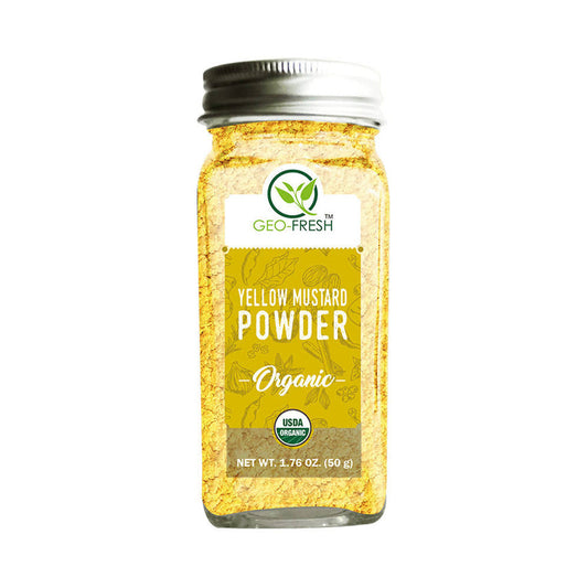 Geo-Fresh Yellow Mustard Powder - 50 gm