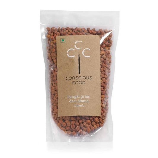Conscious Food Organic Bengal Gram (Desi Chana) - 500 gm