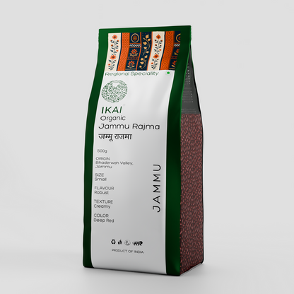 IKAI Organic Jammu Rajma - 500 gm