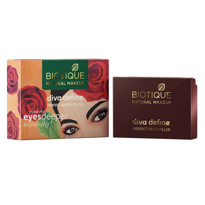 Biotique Diva Define Perfect Brow Filler -Mocha Espresso-EB10 - 3 gm