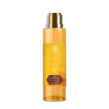 Forest Essentials Body Massage Oil Sweet Lime & Basil - 130 ml
