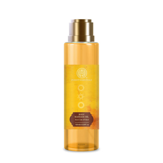 Forest Essentials Body Massage Oil Sweet Lime & Basil - 130 ml