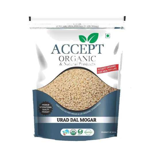 Accept Organic Urad Dal Mogar - 1 Kg