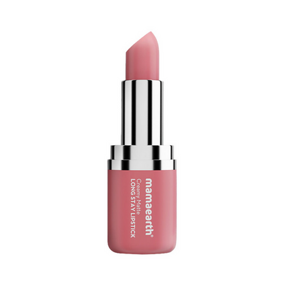 Mamaearth Creamy Matte Long Stay Lipstick - Hibiscus Nude - 4.2 gm