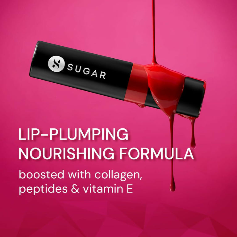 Sugar Cosmetics Partner In Shine Transferproof Lip Gloss - 11 Ruby Rioja - 3 ml