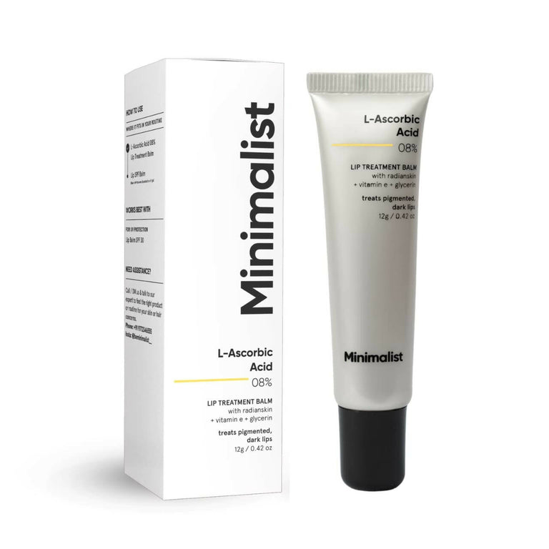 Minimalist 8% L-Ascorbic Acid Lip Treatment Balm - 12 gm