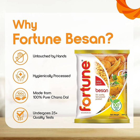 Fortune Besan (Chana Dal) - 500 gm