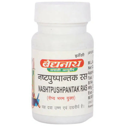 Baidyanath Jhansi Nashtpushpantak Ras Tablets - 80 tabs