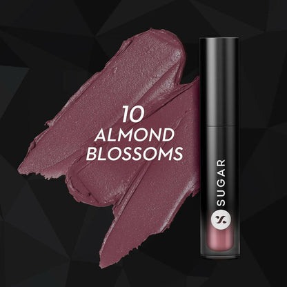 Sugar Cosmetics Mousse Muse Lip Cream - 10 Almond Blossoms - 5 ml
