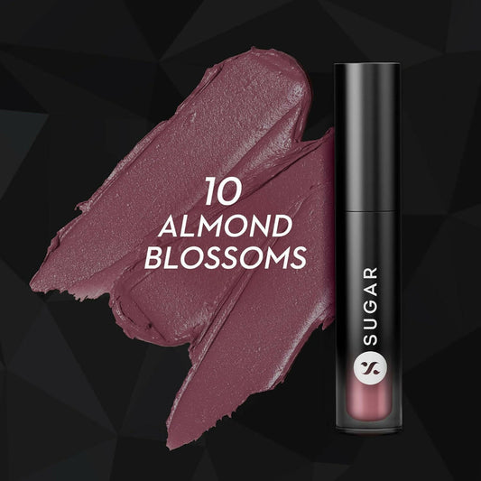 Sugar Cosmetics Mousse Muse Lip Cream - 10 Almond Blossoms - 5 ml