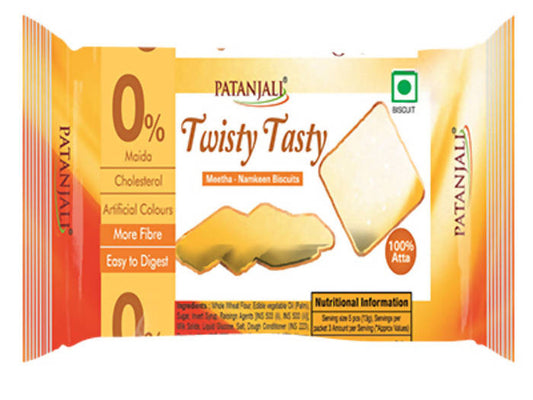 Patanjali Twisty Tasty Biscuits - 40 gm