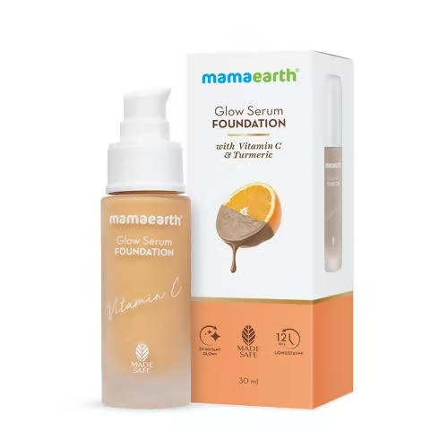 Mamaearth Glow Serum Foundation-Nude Glow - 18 ml