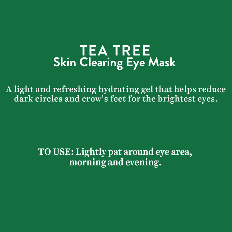 Biotique Advanced Organics Tea Tree Skin Clearing Eye Mask - 15 gm
