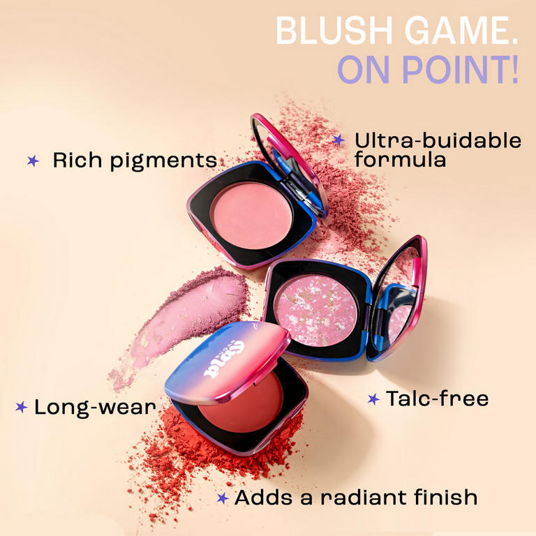 Sugar Play Be Boujee Powder Blush - 01 Bussin - 8 gm