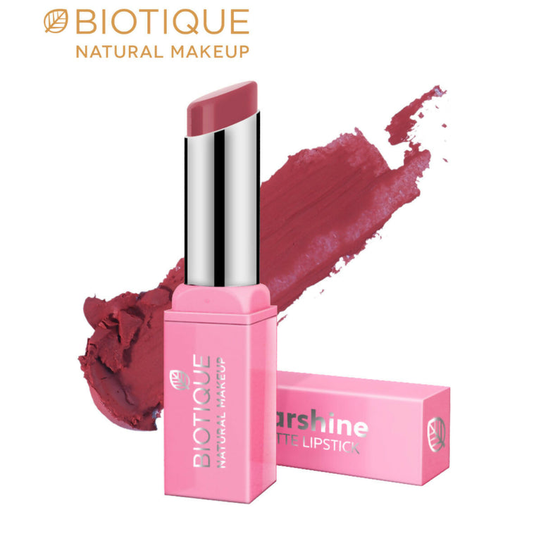 Biotique Starshine Matte Lipstick - Fire-N-Berries - 3.5 gm