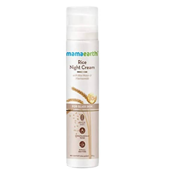 Mamaearth Rice Night Cream With Rice Water & Niacinamide - 50 gm