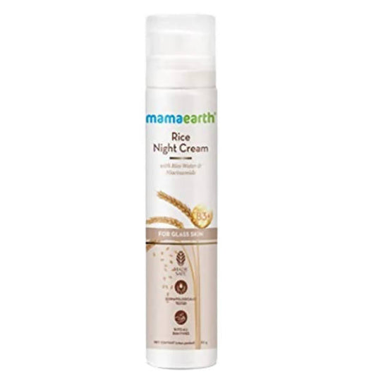 Mamaearth Rice Night Cream With Rice Water & Niacinamide - 50 gm