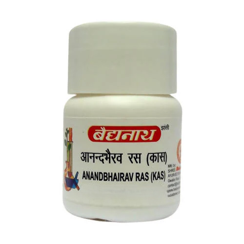Baidyanath Jhansi Anandbhairav Ras (Kas) Tablets - 40 Tabs
