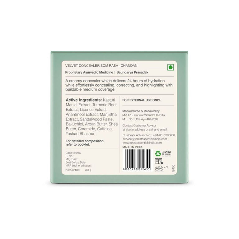 Forest Essentials Som Rasa Velvet Concealer Chandan - 3.2 gm