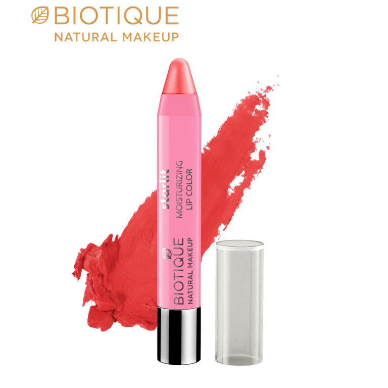 Biotique Starlit Moisturising Lipstick - Coral Dew - 3.5 gm