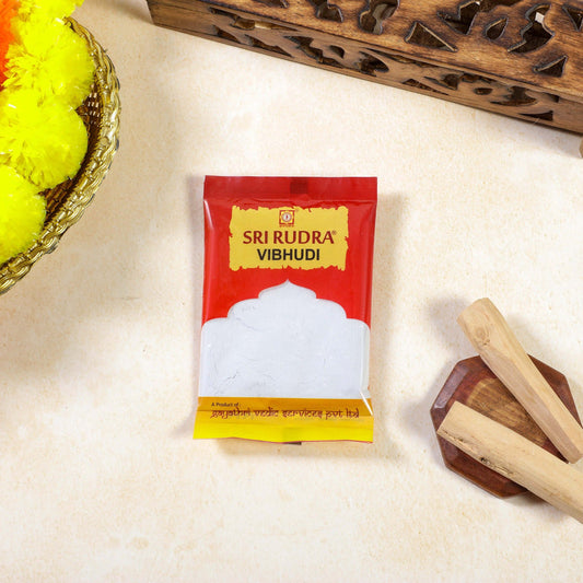 Sri Rudra Vibhuti - 60 gm - Pack of 5