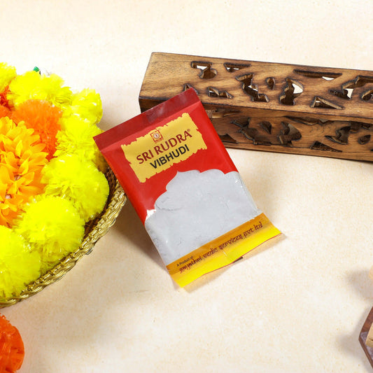 Sri Rudra Vibhuti - 60 gm - Pack of 5