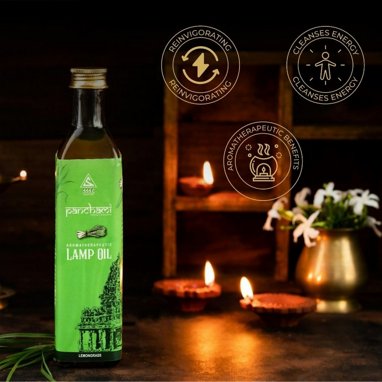 Panchami Sacred Fragrances - Lemongrass Lamp Oil - 1000 ml