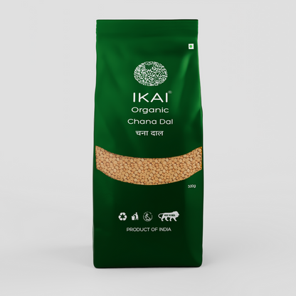 IKAI Organic Chana Dal - 500 gm