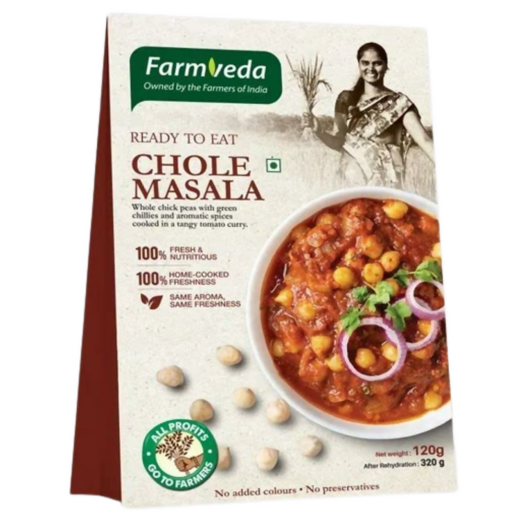 Farmveda Ready To Eat Chole Masala - 120 gm