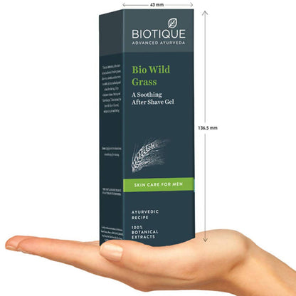 Biotique Bio Wild Grass A Soothing After Shave Gel For Men - 120 ml