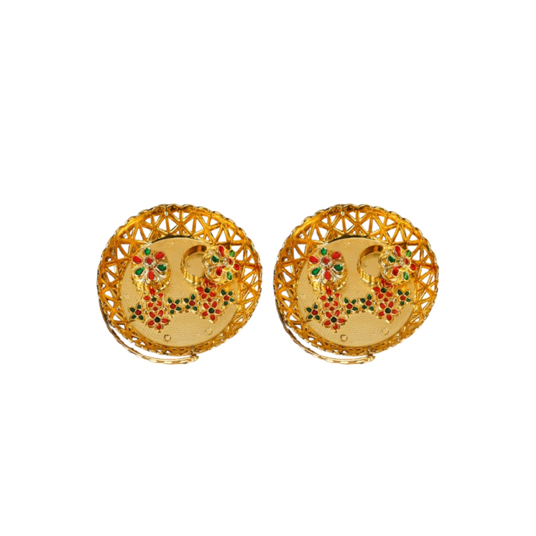 Sri Rudra Haldi kumkum Bhasket (SR 02961) - Pack of 2