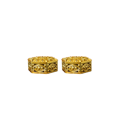 Sri Rudra Gold Fancy Heaxgon Box (EAN Code 8906101491872) - Pack of 2