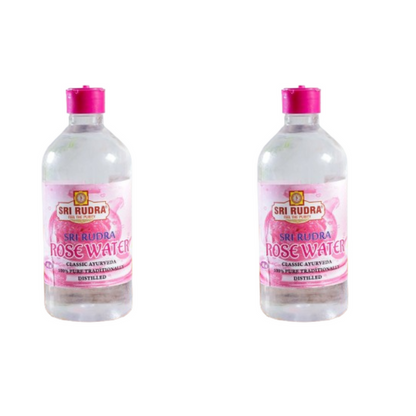 Sri Rudra Rose Water - 200 ml - Pack of 5
