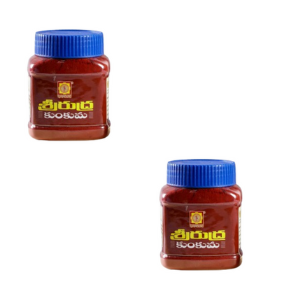 Sri Rudra Kumkum Jar - 60 gm - Pack of 5