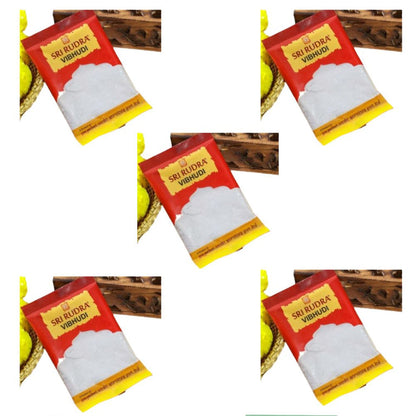 Sri Rudra Vibhuti - 60 gm - Pack of 5