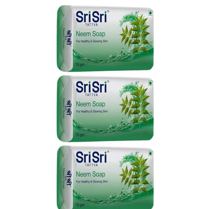 Sri Sri Tattva Neem Soap - 75 Gm - Pack of 1