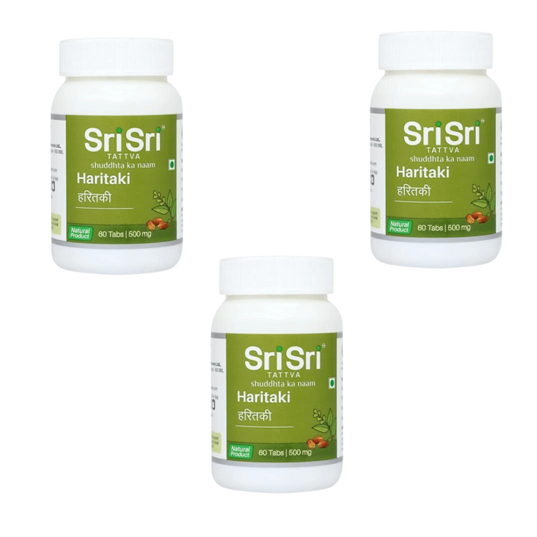 Sri Sri Tattva Haritaki Tablets - 60 tabs - Pack of 1