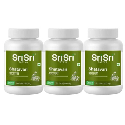 Sri Sri Tattva Shatavari Tablets - 60 tabs - Pack of 1