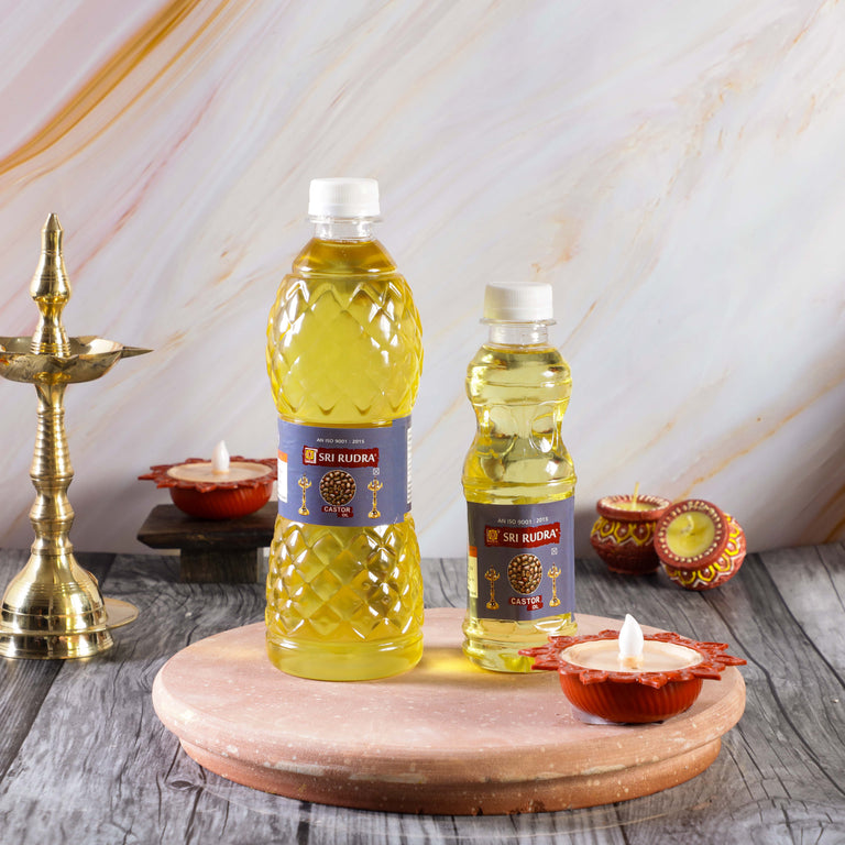 SRI Rudra Castor Oil - 200 ml - Pack of 2