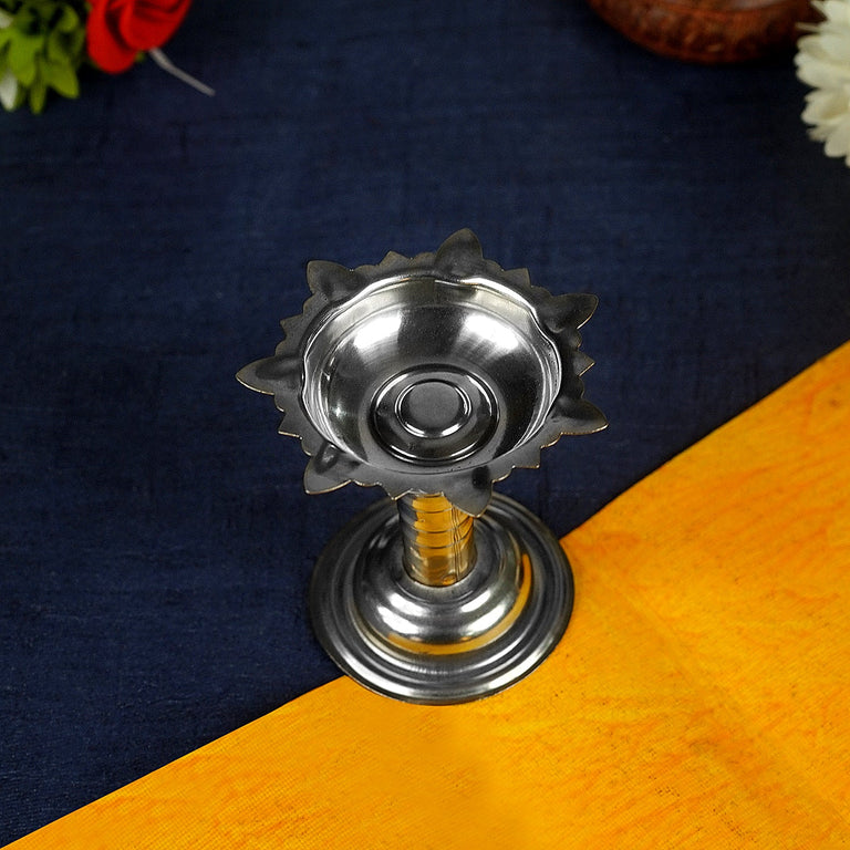 Sri Rudra Steel Diya Big (SR 01523) - Pack of 5