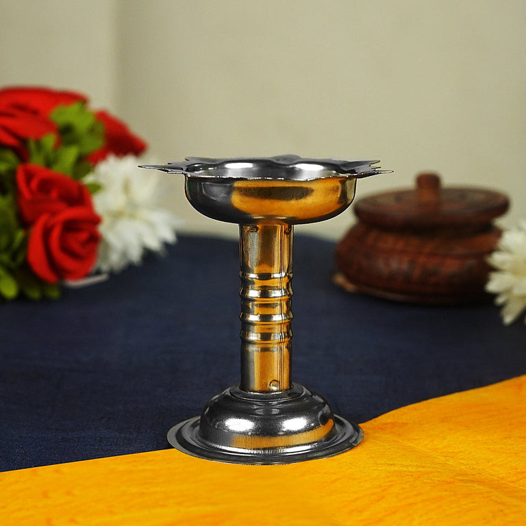 Sri Rudra Steel Diya Big (SR 01523) - Pack of 5