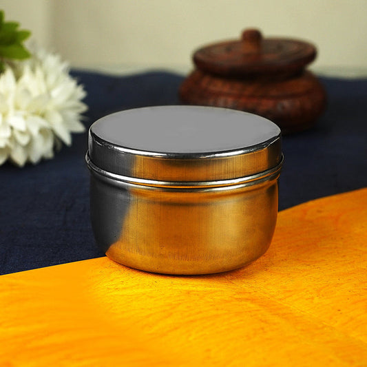 Sri Rudra Steel Jewellary Box Small (SR 01496) - Pack of 2