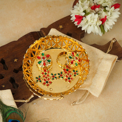 Sri Rudra Haldi kumkum Bhasket (SR 02961) - Pack of 2