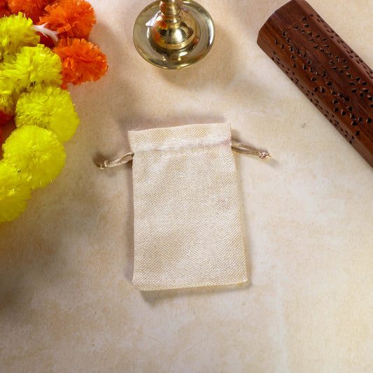Sri Rudra Gifting Jute Bag Small 02951 - Pack of 5
